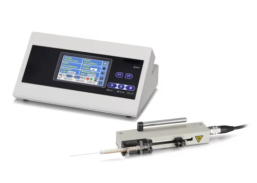 Micro-injecteur motorisé pour cadre stéréotaxique