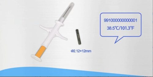 Micro-puce d'identification et de mesure de température corporelle